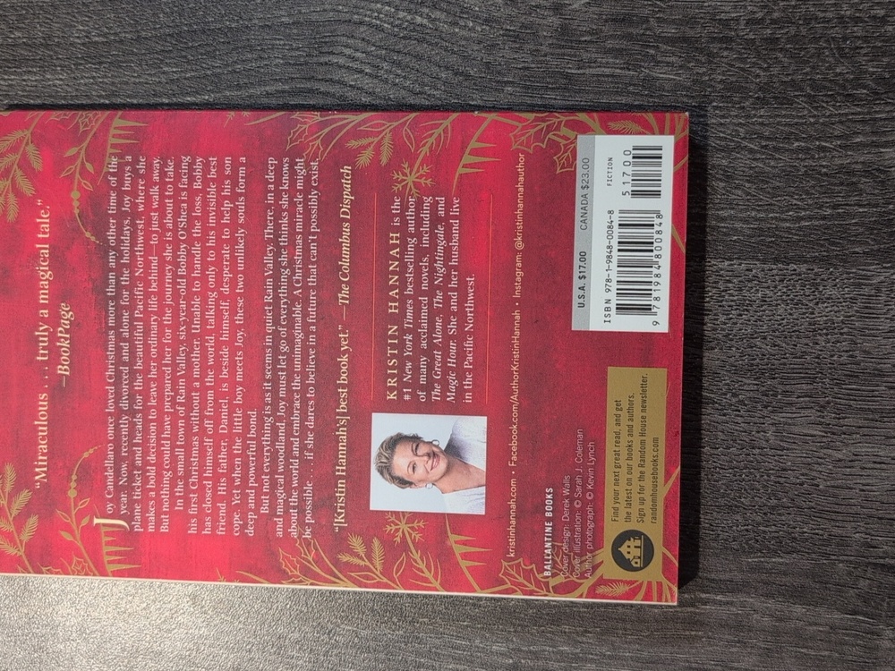 Comfort & Joy by Kristin Hannah Paperback - Picture 2 of 3